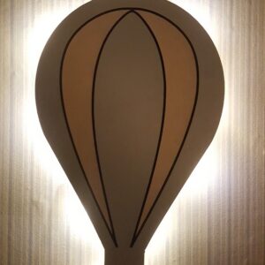 Ahşap Balon Gece Lambası