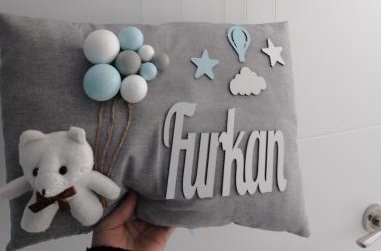 Gri Takı Yastığı