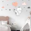 Pembe Balonlu Fil Duvar Stickerı