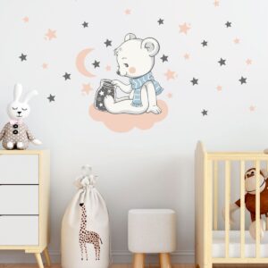 Bal Tutan Ayıcık Duvar Stickerı