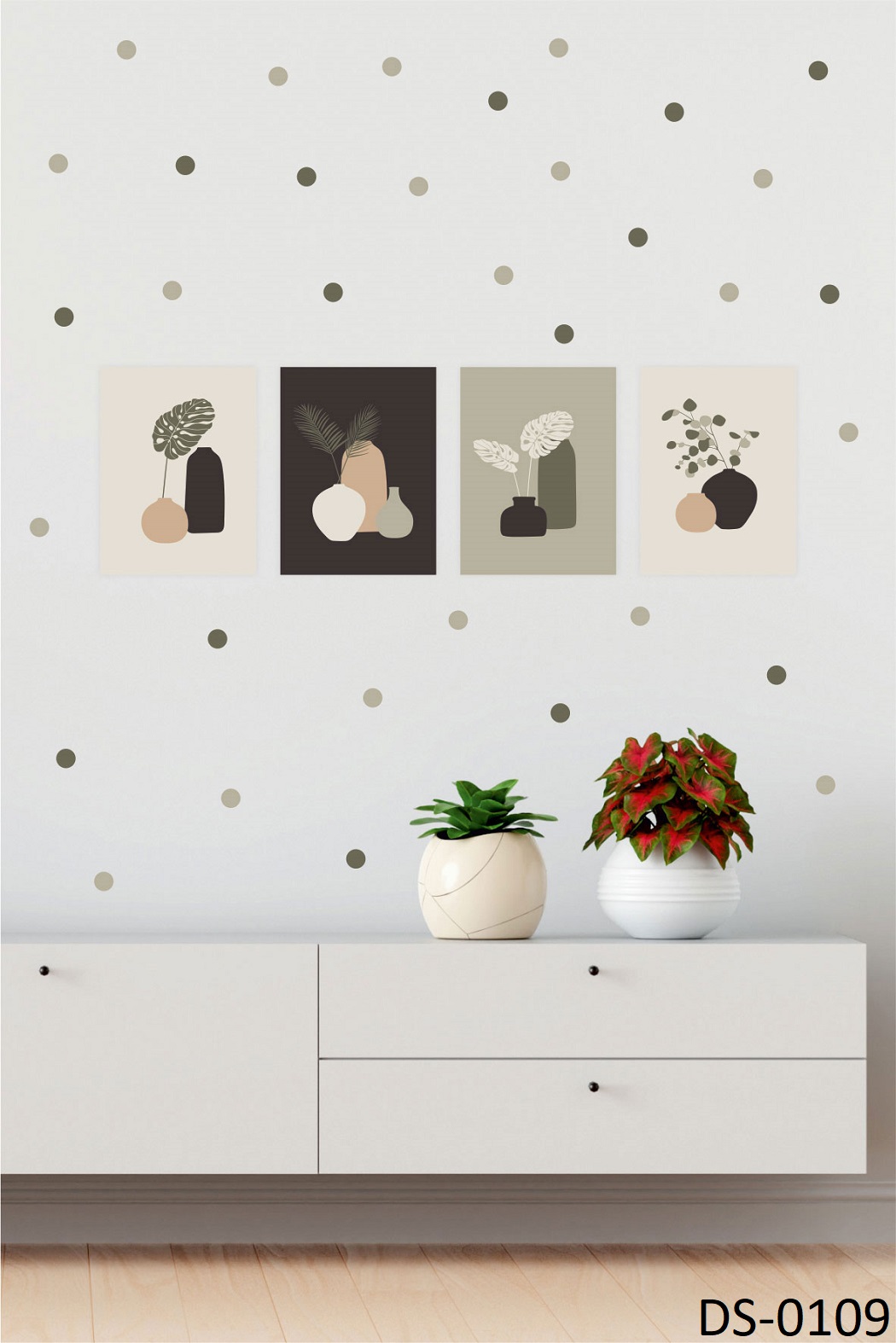 Çiçekler Duvar Stickerı