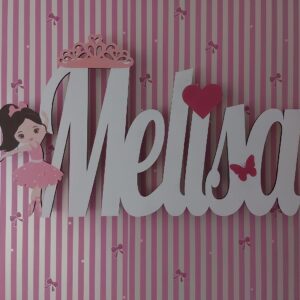 Ahşap Işıklı İsimlik 35x22cm