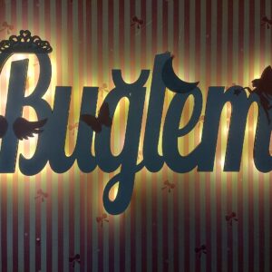 Ahşap Işıklı İsimlik 60x40cm