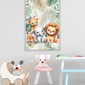 SAFARİ Temalı Bebek&Çocuk Odası Mdf Tablo