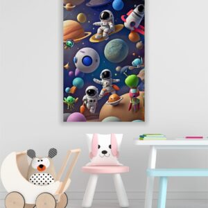 UZAY Temalı Bebek&Çocuk Odası Mdf Tablo